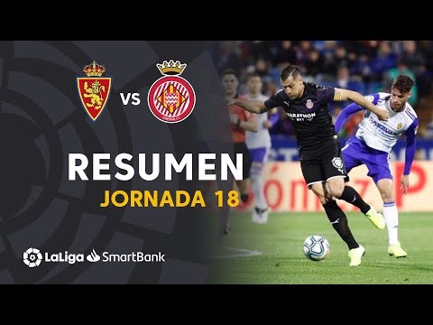 Resumen de Real Zaragoza vs Girona FC (3-3)