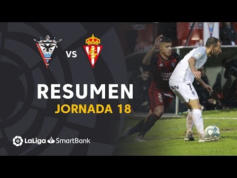 Resumen de CD Mirandés vs Real Sporting (0-0)