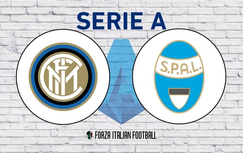 Inter v SPAL: Official Line-Ups