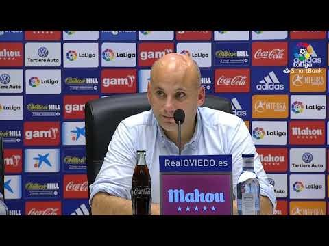 Rueda de prensa de Javier Rozada tras el Real Oviedo vs Rayo Vallecano (2-1)