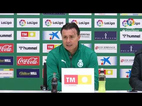 Rueda de prensa de Cristóbal Parralo tras el Elche CF vs Real Racing Club (2-0)