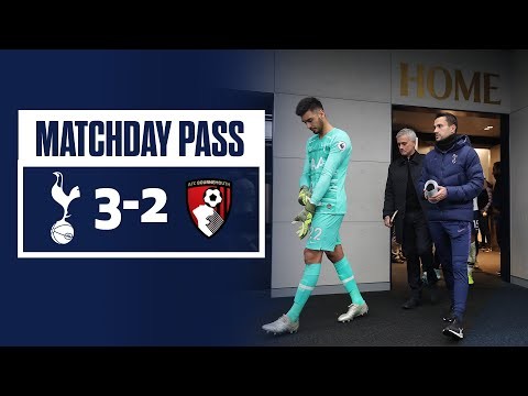 MATCHDAY PASS | TUNNEL CAM | SPURS 3-2 AFC BOURNEMOUTH