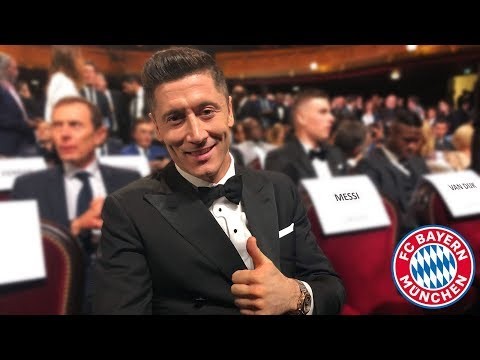 Robert Lewandowski at the Ballon d'Or