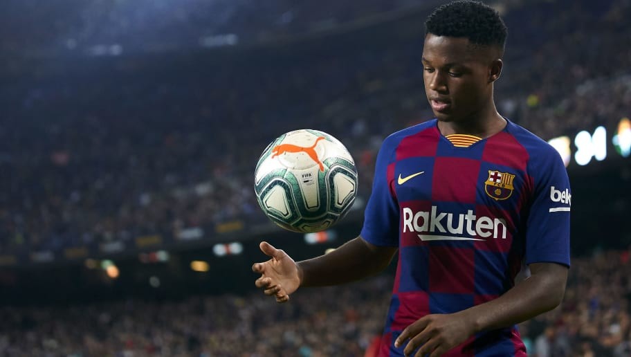 Ansu Fati Signs New Barcelona Contract Until 2022 With €170m Release Clause