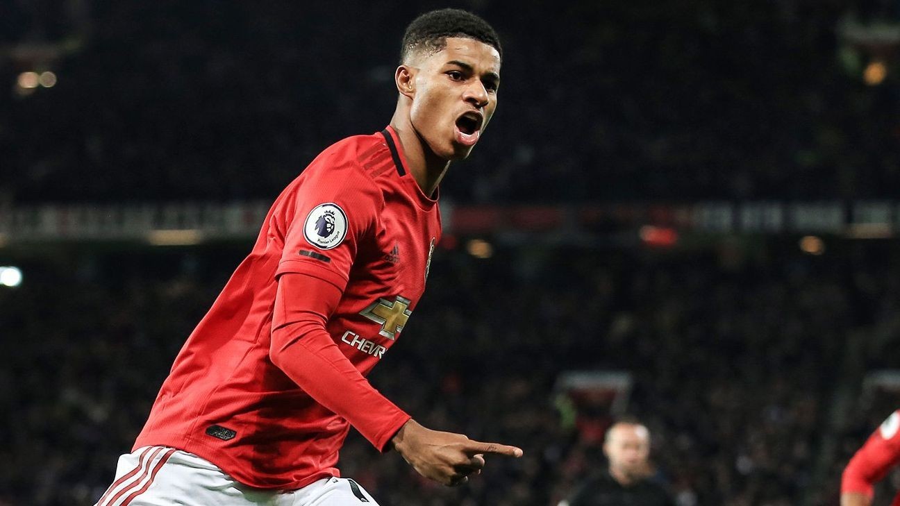 Mourinho's Tottenham lose at Man United thanks to Rashford double