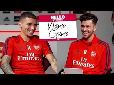 Lucas Torreira & Dani Ceballos | Name Game | Episode 5