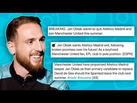 JAN OBLAK REACTS TO MANCHESTER UNITED TRANSFER RUMOURS! | #Unfiltered