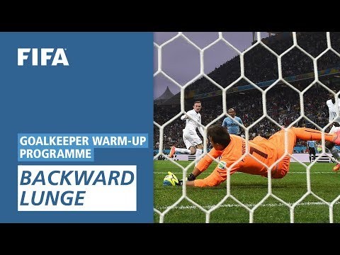 Backward lunge [Goalkeeper Warm-Up Programme]