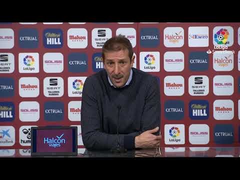 Rueda de prensa de Ramis tras el Albacete BP vs Extremadura UD (1-1)