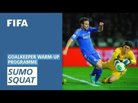 Sumo squat [Goalkeeper Warm-Up Programme]