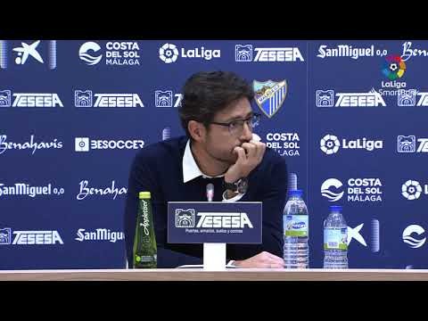 Rueda de prensa de  Víctor Sánchez del Amo tras el Málaga CF vs CD Tenerife (2-0)