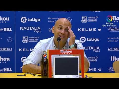 Rueda de prensa de  Javi Rozada tras el AD Alcorcón vs Real Oviedo (1-3)