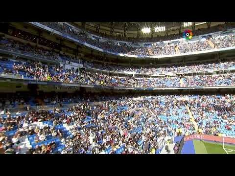 Calentamiento Real Madrid vs RCD Espanyol de Barcelona