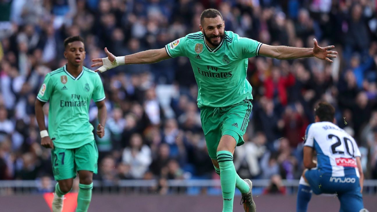 Benzema 8/10 in securing Real Madrid's victory over Espanyol