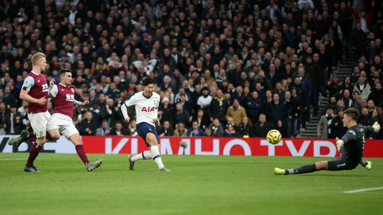 Tottenham thrash Burnley as Son Heung-min scores sensational solo goal