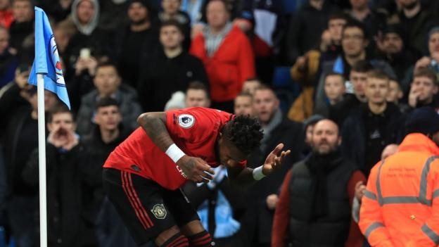 Man City v Man Utd: Objects thrown at United midfielder Fred in derby