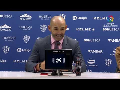 Rueda de prensa de  Paco Jémez tras el SD Huesca vs Rayo Vallecano (0-2)