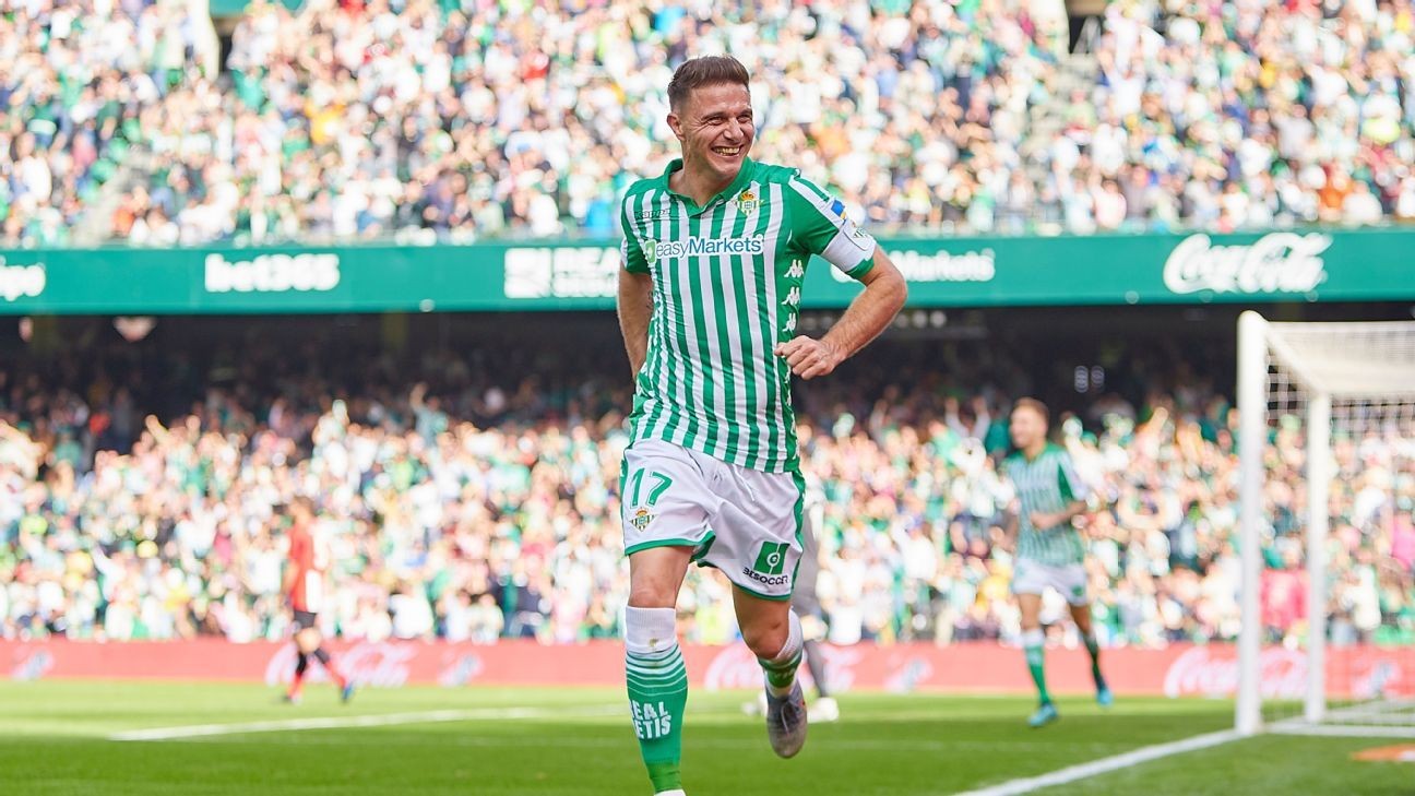 Real Betis' Joaquin is oldest player to net La Liga hat trick in win over Athletic Bilbao