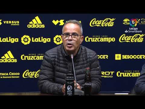 Rueda de prensa de Álvaro Cervera tras el Cádiz CF vs Elche CF (0-0)