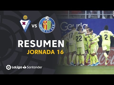 Resumen de SD Eibar vs Getafe CF (0-1)