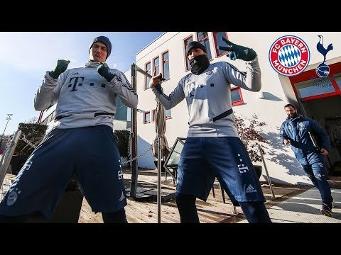 LIVE ? | FC Bayern training before the Champions League match against Tottenham Hotspur