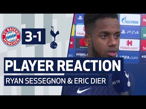 PLAYER REACTION | RYAN SESSEGNON AND ERIC DIER ON BAYERN DEFEAT | Bayern Munich 3-1 Spurs