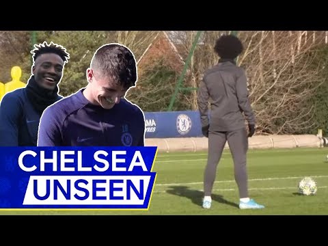 Who Is The Best Free Kick Taker? Mason Mount Takes On Willian ?  | Chelsea Unseen