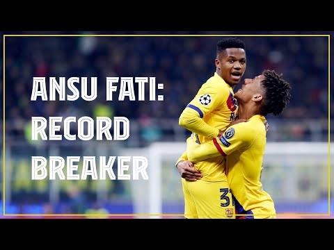? Ansu Fati's record breaking Champions League goal against Inter