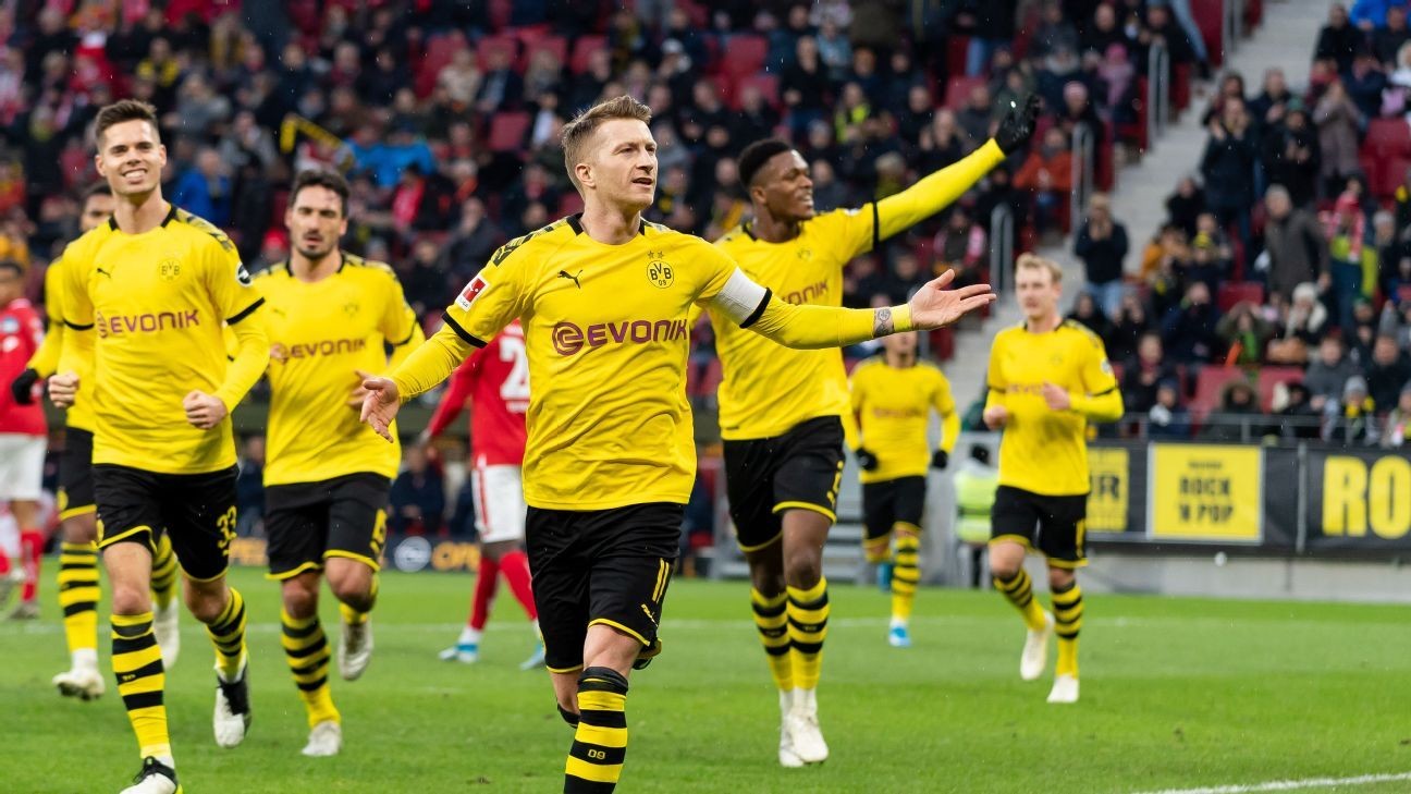 Dortmund thrash Mainz 4-0 to make it three wins in a row
