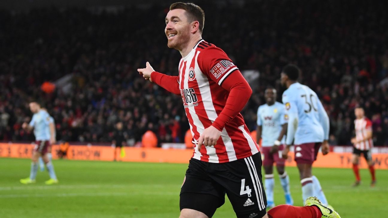 Sheffield United go fifth as Fleck double downs Villa