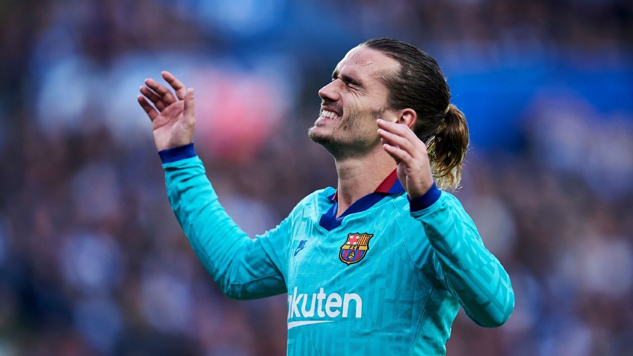 Griezmann dazzles vs. former club, Pique 8/10 as Barca draw at Real Sociedad