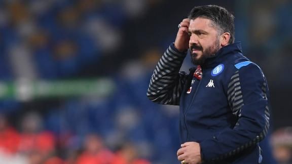 Nightmare debut for Gattuso as Napoli suffer late loss to Parma