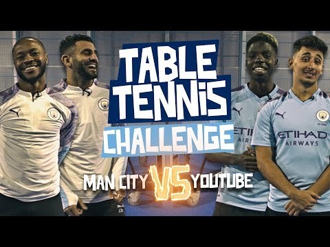 MAHREZ & STERLING vs SV2 & AnEsonGib | TABLE TENNIS CHALLENGE