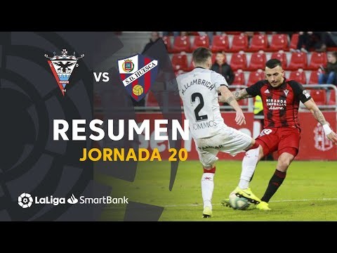 Resumen de CD Mirandés vs SD Huesca (2-0)