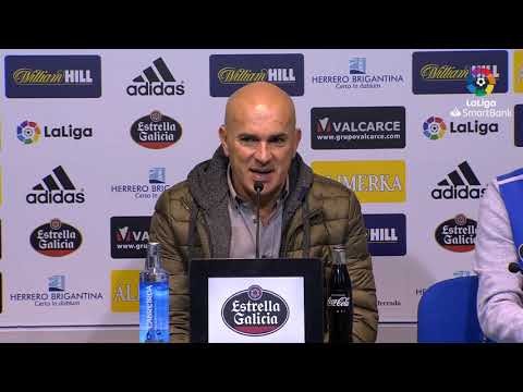 Rueda de prensa de  Luis César Sampedro tras el SD Ponferradina vs RC Deportivo (2-0)