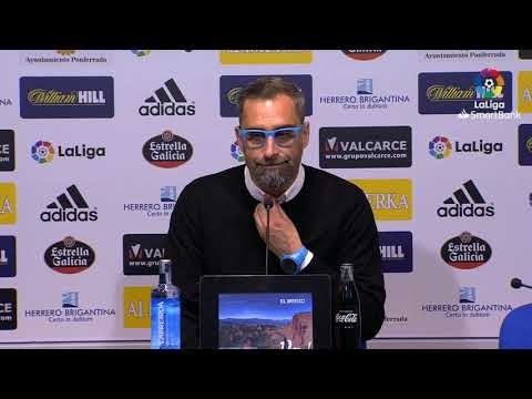 Rueda de prensa de  Jon Pérez Bolo tras el SD Ponferradina vs RC Deportivo (2-0)