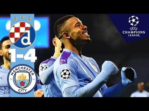 DINAMO ZAGREB 1-4 MAN CITY | HIGHLIGHTS | Gabriel Jesus Hat-Trick, Phil Foden
