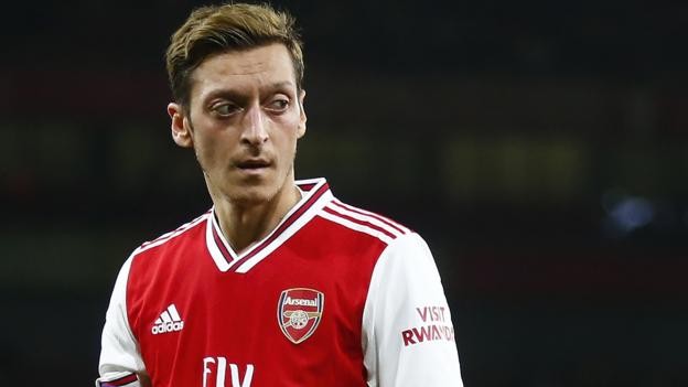 Mesut Ozil: Arsenal-Manchester City game removed from schedules by China state TV