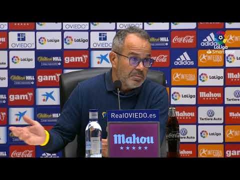 Rueda de prensa de Álvaro Cervera tras el Real Oviedo vs Cádiz CF (0-2)