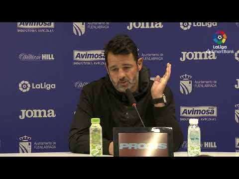 Rueda de prensa de Baldomero Hermoso tras el CF Fuenlabrada vs UD Almería (2-2)