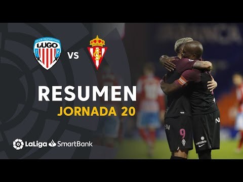 Resumen de CD Lugo vs Real Sporting (1-2)