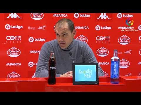 Rueda de prensa de Eloy Jiménez tras el CD Lugo vs Real Sporting (1-2)