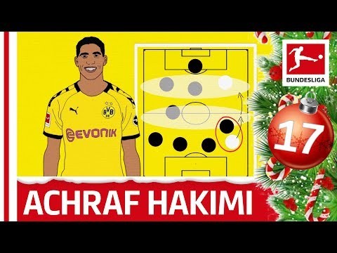 What Makes Achraf Hakimi So Good? - Powered By Tifo Football - Bundesliga 2019 Advent Calendar 17