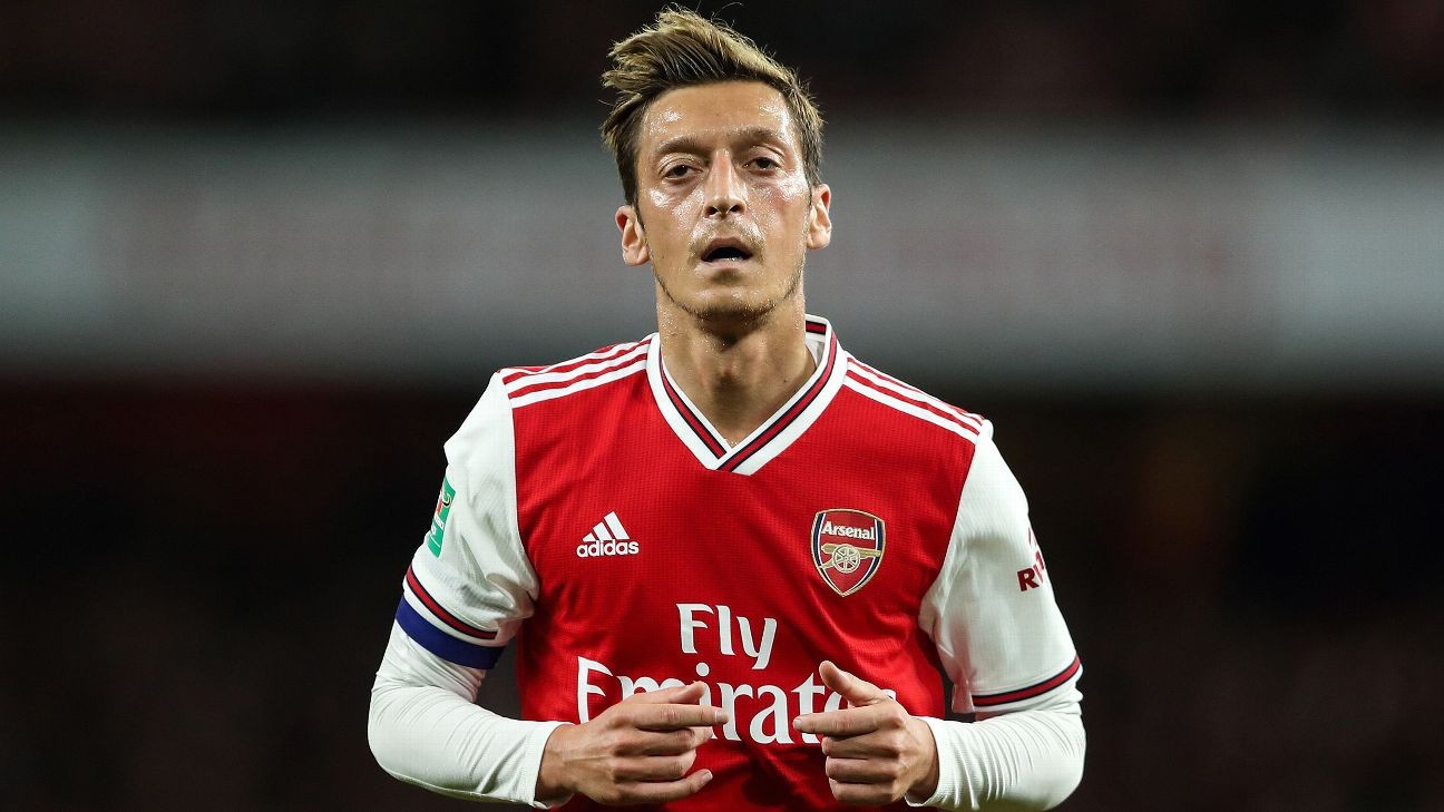 Arsenal's Ozil deleted from Chinese computer game following criticism of Uighur treatment