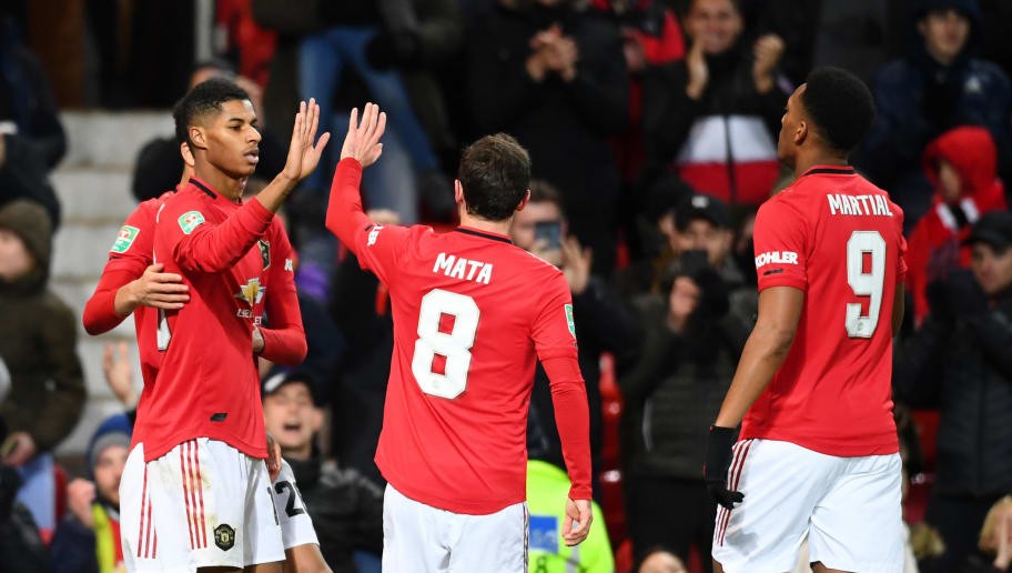 Twitter Reacts as Man Utd Score 3 Quick-Fire Goals to Book Place in Semi Finals of Carabao Cup