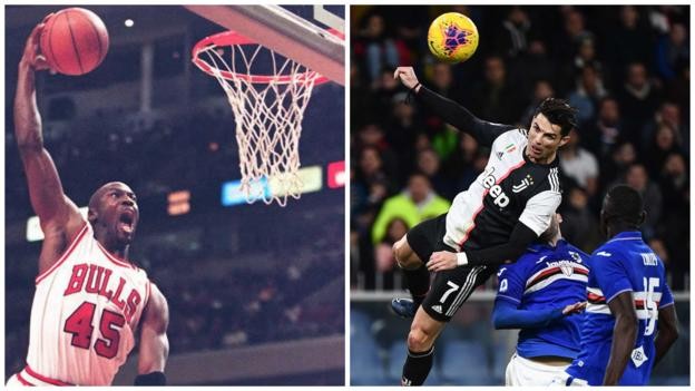Cristiano Ronaldo: Juventus forward defies gravity with jump
