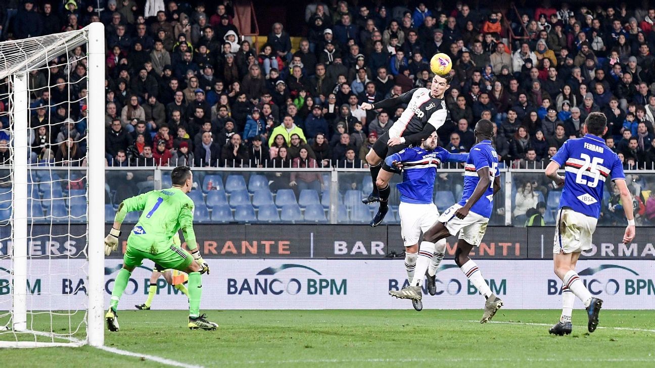 Cristiano Ronaldo's legendary leap for Juventus' winning goal: 'Something you see in the NBA'