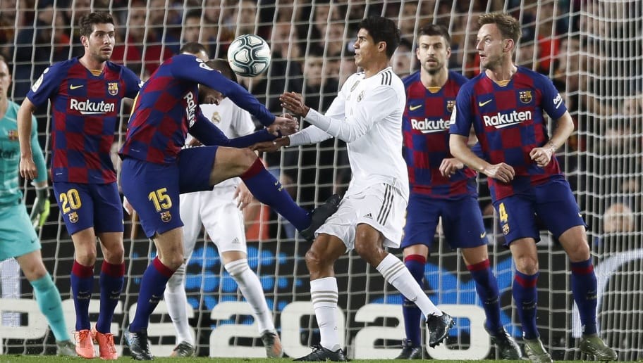 Barcelona's Clement Lenglet Defends Challenge on Raphael Varane During Clásico