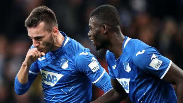 Hoffenheim 2-1 Borussia Dortmund: Hosts fight back as Jadon Sancho run ends