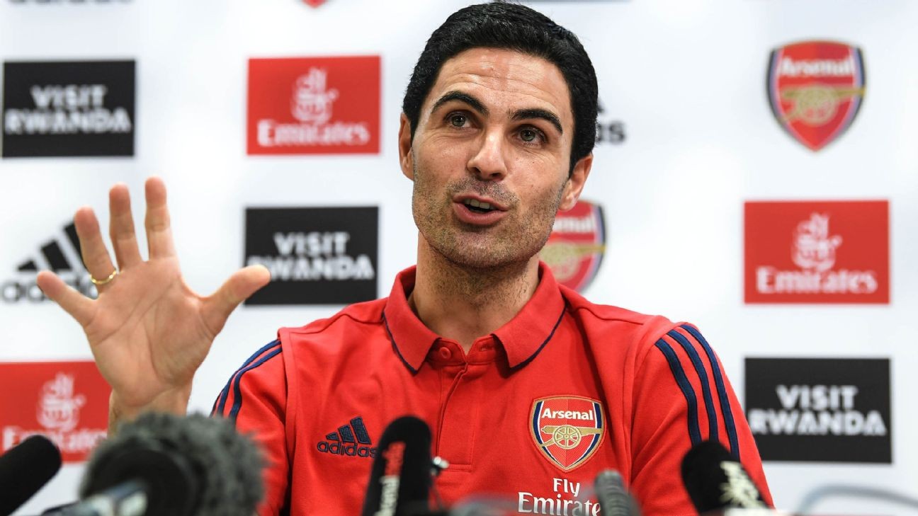 Sources: Arteta to observe 'attitude' of Arsenal players from stands